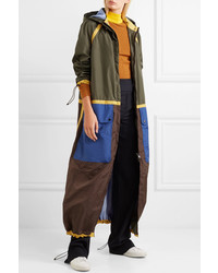 Женский оливковый дождевик от Marni