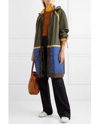 Женский оливковый дождевик от Marni