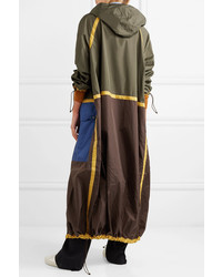 Женский оливковый дождевик от Marni