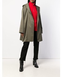 Женский оливковый дождевик от Daniela Gregis