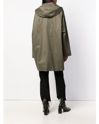 Женский оливковый дождевик от Daniela Gregis