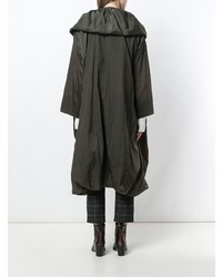 Женский оливковый дождевик от Issey Miyake Vintage