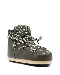 Мужской оливковый зимние ботинки от Alanui