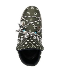 Мужской оливковый зимние ботинки от Alanui