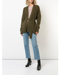 Женский оливковый кардиган от Nili Lotan