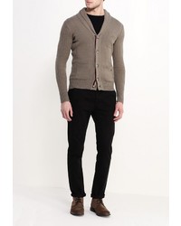 Мужской оливковый кардиган от Gas