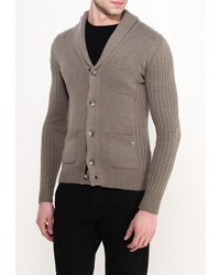 Мужской оливковый кардиган от Gas