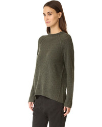 Женский оливковый кашемировый свитер от Nili Lotan