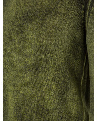 Женский оливковый кашемировый свитер от Avant Toi