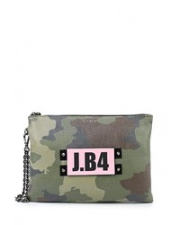 Оливковый кожаный клатч от J.B4