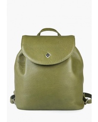 Женский оливковый кожаный рюкзак от Artskill