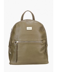 Женский оливковый кожаный рюкзак от Astonclark