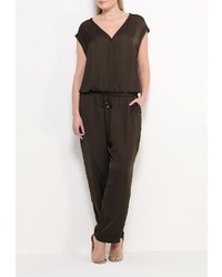 Оливковый комбинезон от Fiorella Rubino