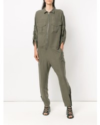 Оливковый комбинезон от Uma Raquel Davidowicz