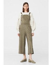 Оливковый комбинезон от Mango