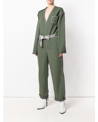 Оливковый комбинезон от MM6 MAISON MARGIELA