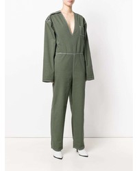 Оливковый комбинезон от MM6 MAISON MARGIELA