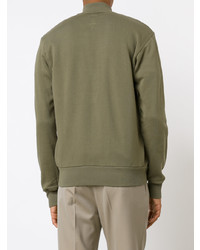 Мужской оливковый легкий бомбер от 321