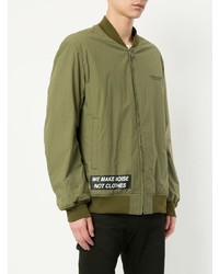Мужской оливковый легкий бомбер от Undercover