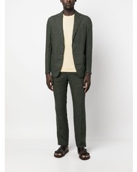 Мужской оливковый льняной пиджак от The Gigi