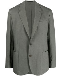 Мужской оливковый льняной пиджак от Paul Smith