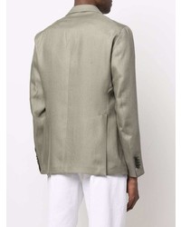 Мужской оливковый льняной пиджак от Tagliatore