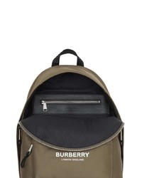 Мужской оливковый нейлоновый рюкзак от Burberry