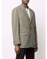 Мужской оливковый пиджак в клетку от Andersson Bell