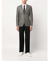 Мужской оливковый пиджак в клетку от Corneliani