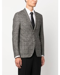 Мужской оливковый пиджак в клетку от Corneliani