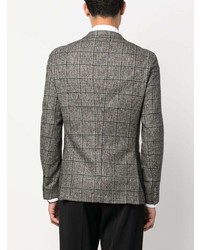 Мужской оливковый пиджак в клетку от Corneliani