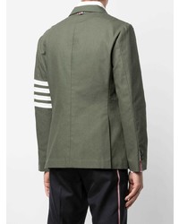 Мужской оливковый пиджак от Thom Browne