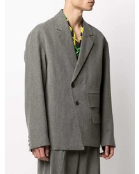 Мужской оливковый пиджак от Jacquemus