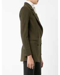 Женский оливковый пиджак от Rebecca Vallance