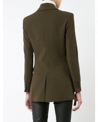 Женский оливковый пиджак от Rebecca Vallance