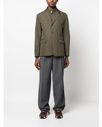 Мужской оливковый пиджак от Herno