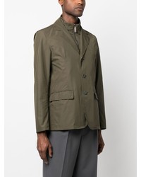 Мужской оливковый пиджак от Herno