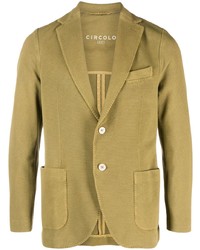 Мужской оливковый пиджак от Circolo 1901