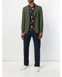 Мужской оливковый пиджак от The Gigi