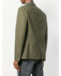 Мужской оливковый пиджак от BOSS HUGO BOSS