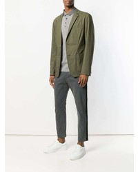 Мужской оливковый пиджак от BOSS HUGO BOSS