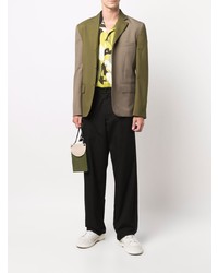 Мужской оливковый пиджак от Marni