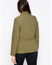 Женский оливковый пиджак от Asos
