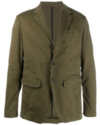 Мужской оливковый пиджак от DSQUARED2