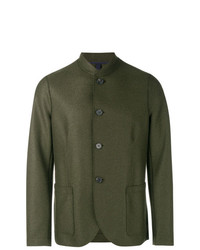 Мужской оливковый пиджак от Harris Wharf London