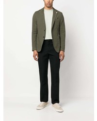 Мужской оливковый пиджак от Manuel Ritz
