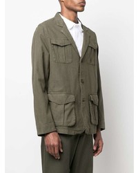 Мужской оливковый пиджак от Barbour