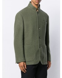 Мужской оливковый пиджак от Brunello Cucinelli