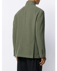 Мужской оливковый пиджак от Brunello Cucinelli