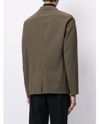 Мужской оливковый пиджак от Herno